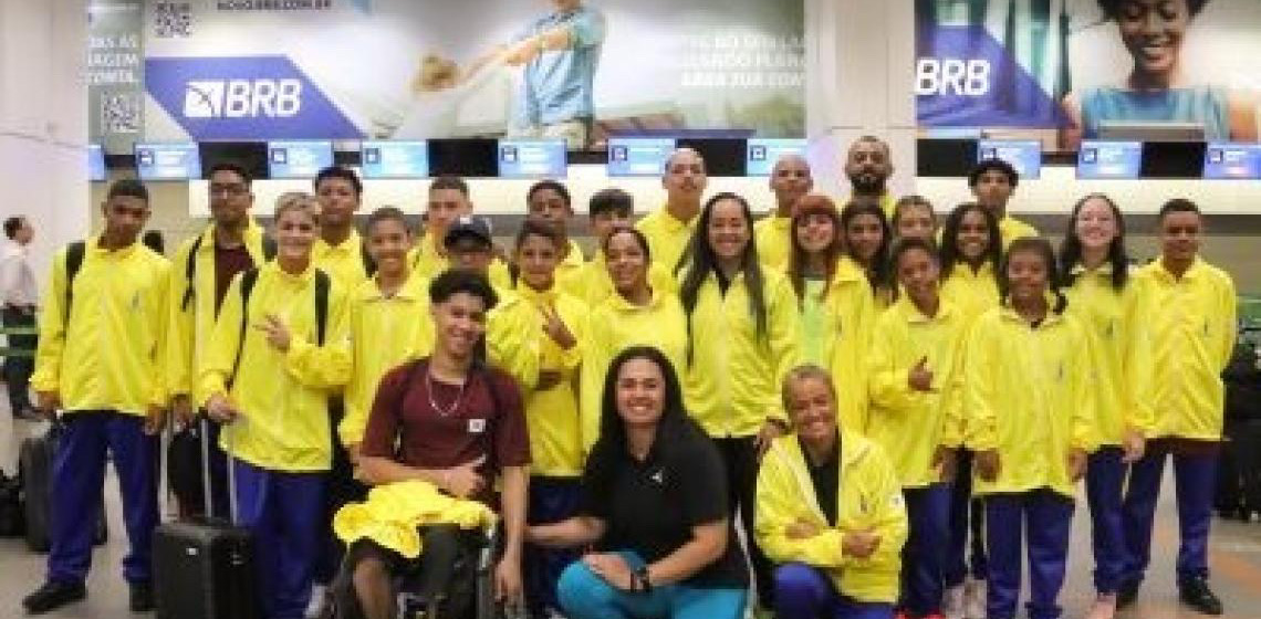 Estudantes do DF desembarcam em São Paulo para as Paralimpíadas Escolares