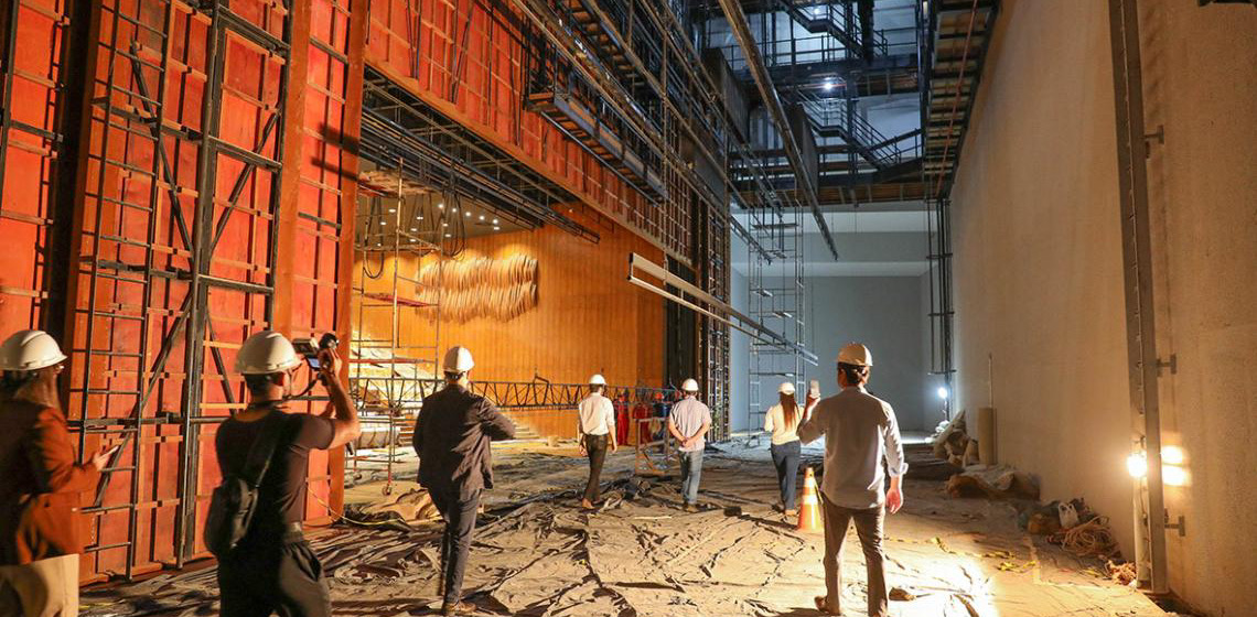 Na reta final das obras, Teatro Nacional Claudio Santoro recebe últimas visitas técnicas