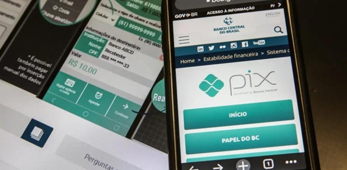 Transações via Pix caem em relação a dezembro, mas crescem em 12 meses
