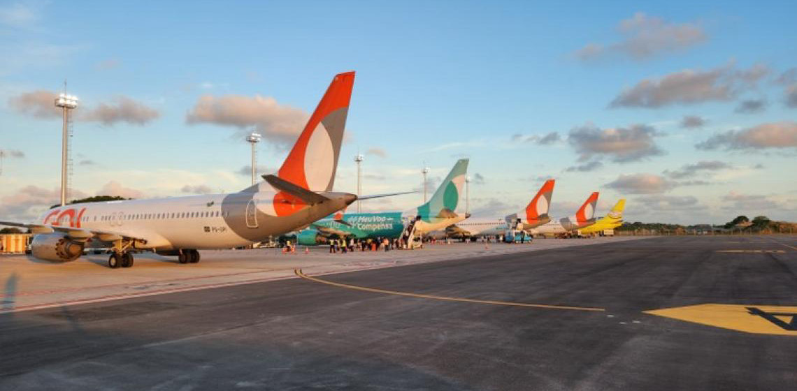 Aeroportos Aena têm aumento de 30,3% em J. Pessoa e 94,5% em C. Grande em passageiros
