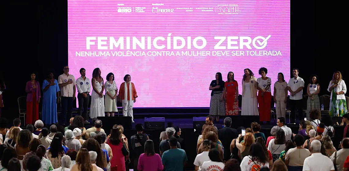 Governo federal lança campanha Feminicídio Zero na Sapucaí 