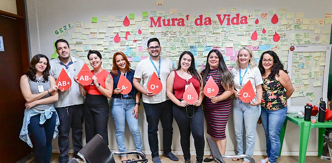 Campanha Colaborador Sangue Bom contribui com estoques de sangue do Hemocentro