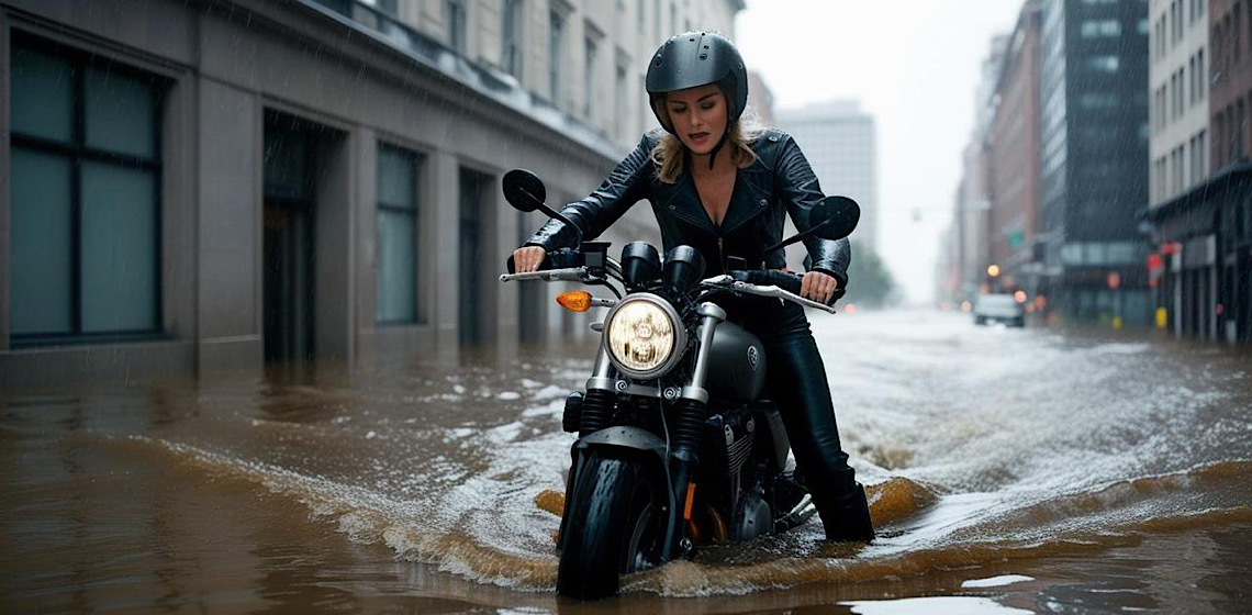 Motociclistas e chuvas: cuidados essenciais para evitar riscos