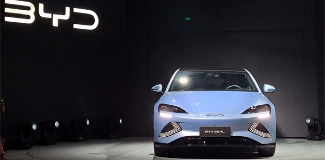 BYD supera Tesla em vendas em vário países europeus
