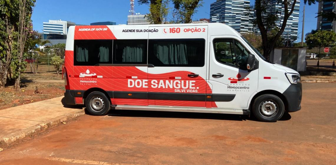 Hemocentro de Brasília oferece transporte gratuito para grupos de doadores de sangue