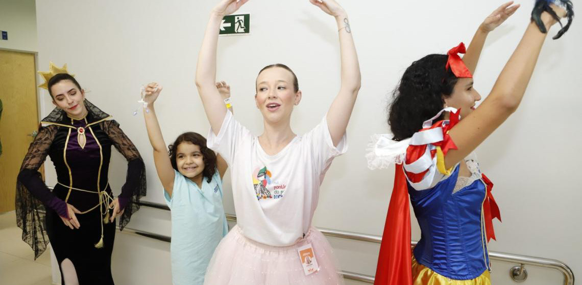 Atividades de dança levam alegria e bem-estar a pacientes do Hospital da Criança de Brasília