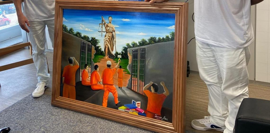 Reeducandos utilizam a arte como instrumento de ressocialização