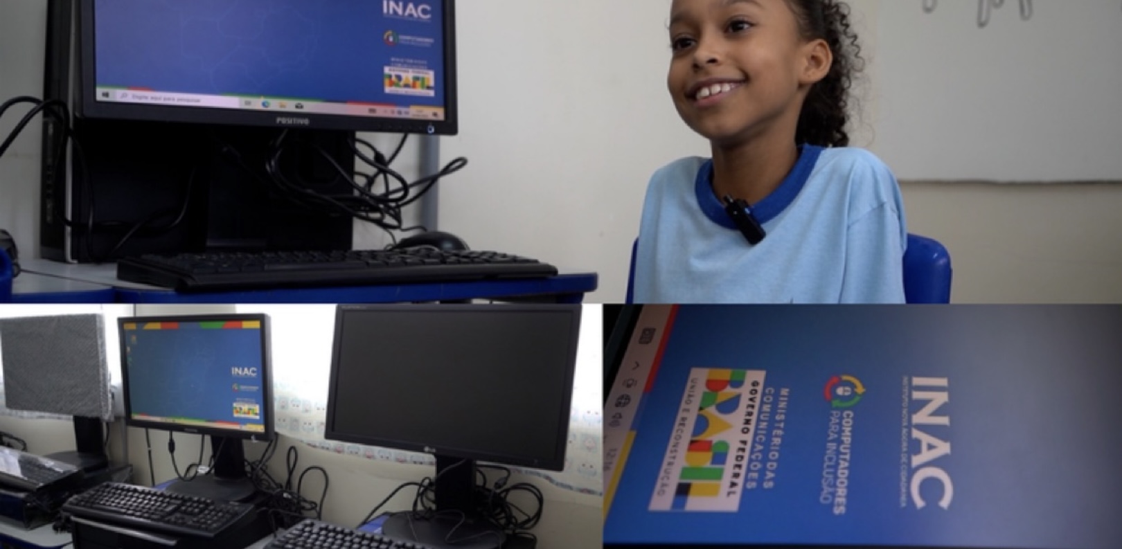 Escola pública do DF recebe computadores do Ministério das Comunicações