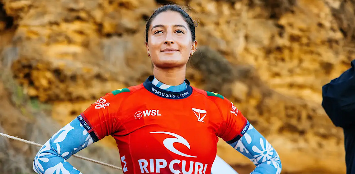 Surfe: Luana Silva é vice-campeã da etapa de Bells Beach