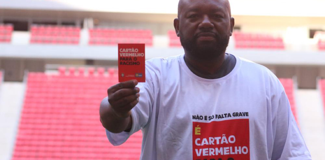 Campanha contra racismo no futebol será lançada neste domingo (4), no Mané Garrincha