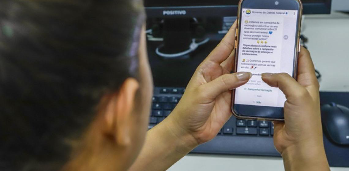 Secretaria de Saúde já enviou 130 mil mensagens para incentivar vacinação contra HPV em jovens
