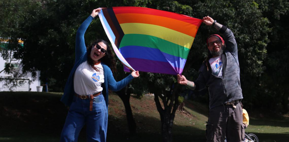 ‘Diga Não à LGBTfobia’ leva mensagem de respeito e diversidade ao Eixão do Lazer