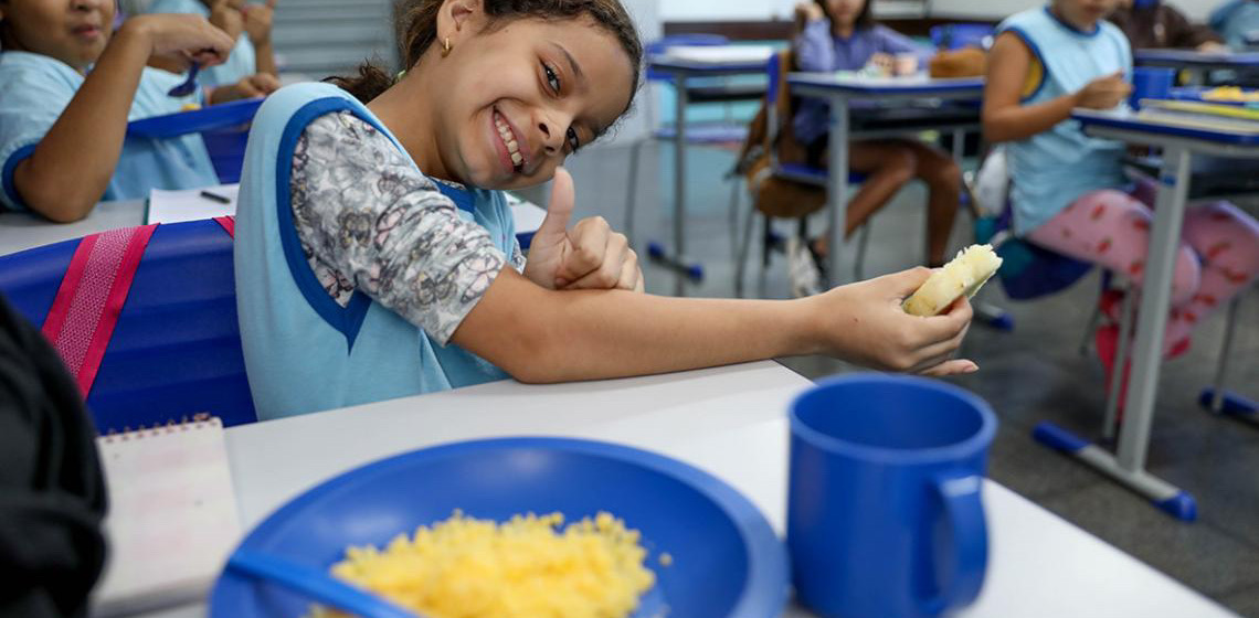 DF investe em sustentabilidade e alimentação saudável na merenda escolar da rede pública