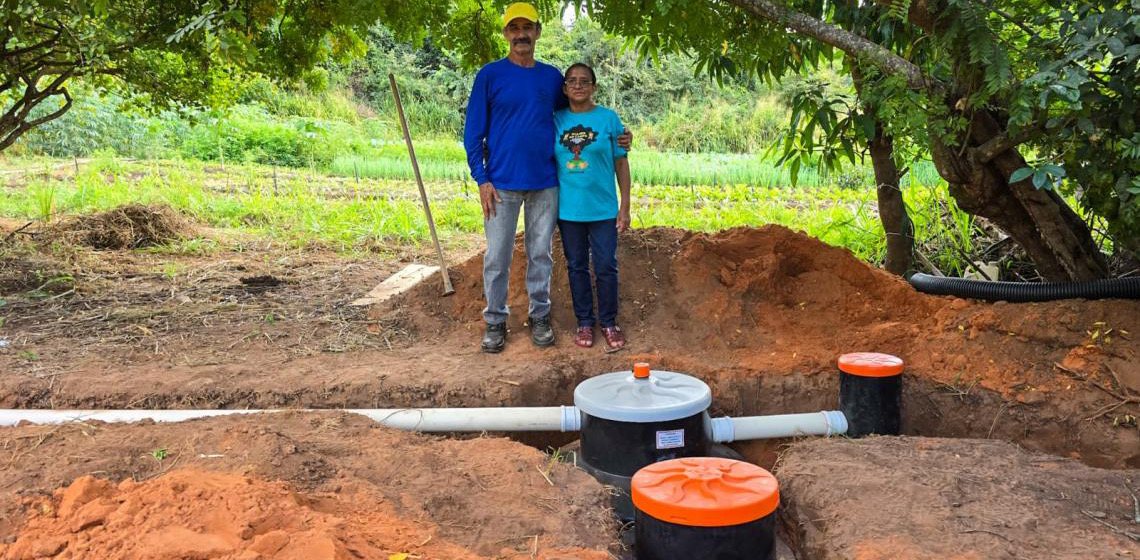 Começa a implantação de fossas sépticas biodigestoras em áreas rurais