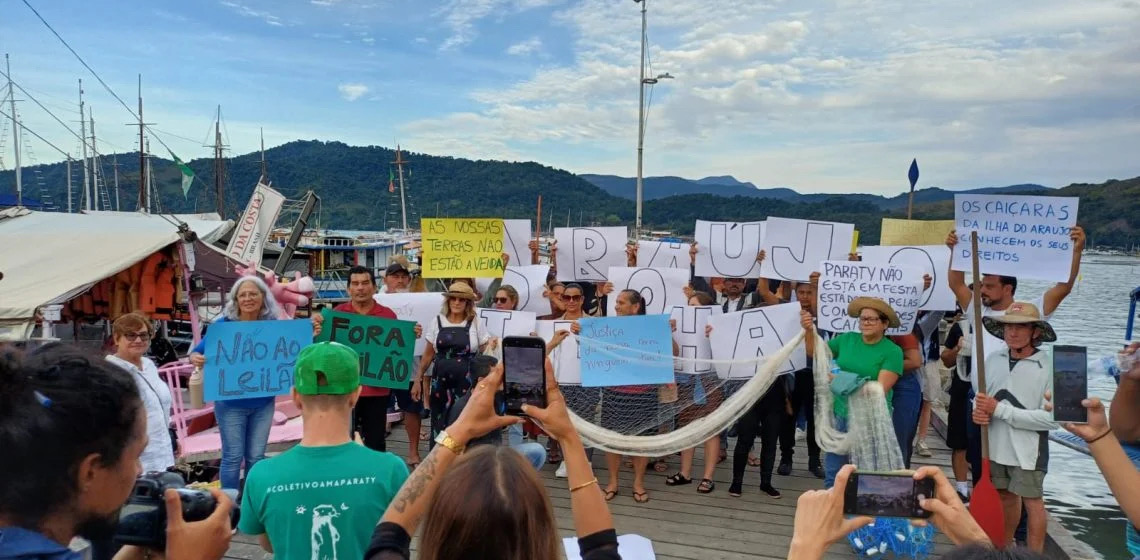 Temendo especulação, moradores de Paraty se unem para anular leilão de suas terras