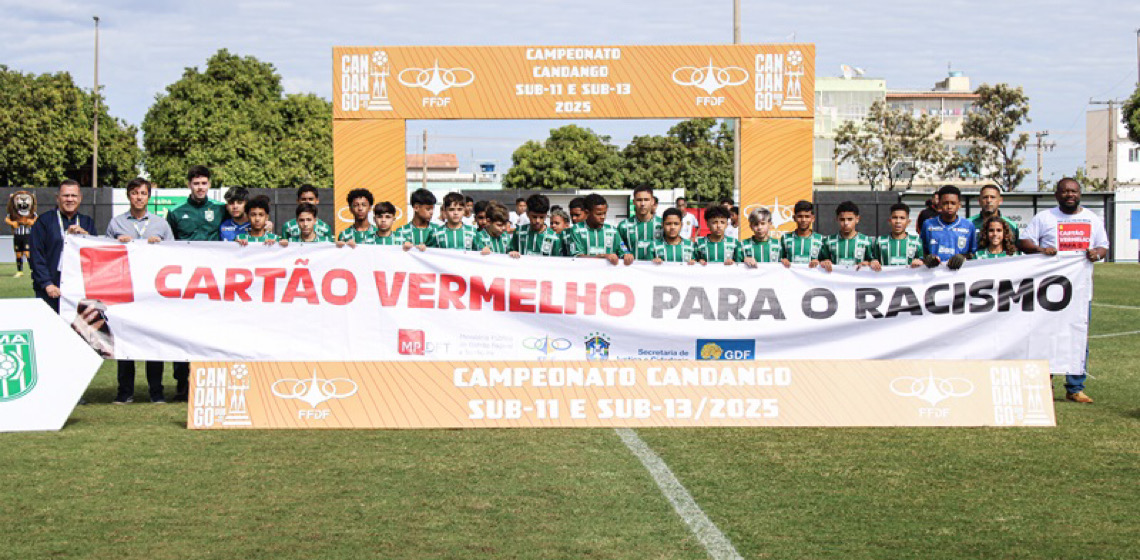 Cartão vermelho para o racismo entra em campo nas finais do Candanguinho