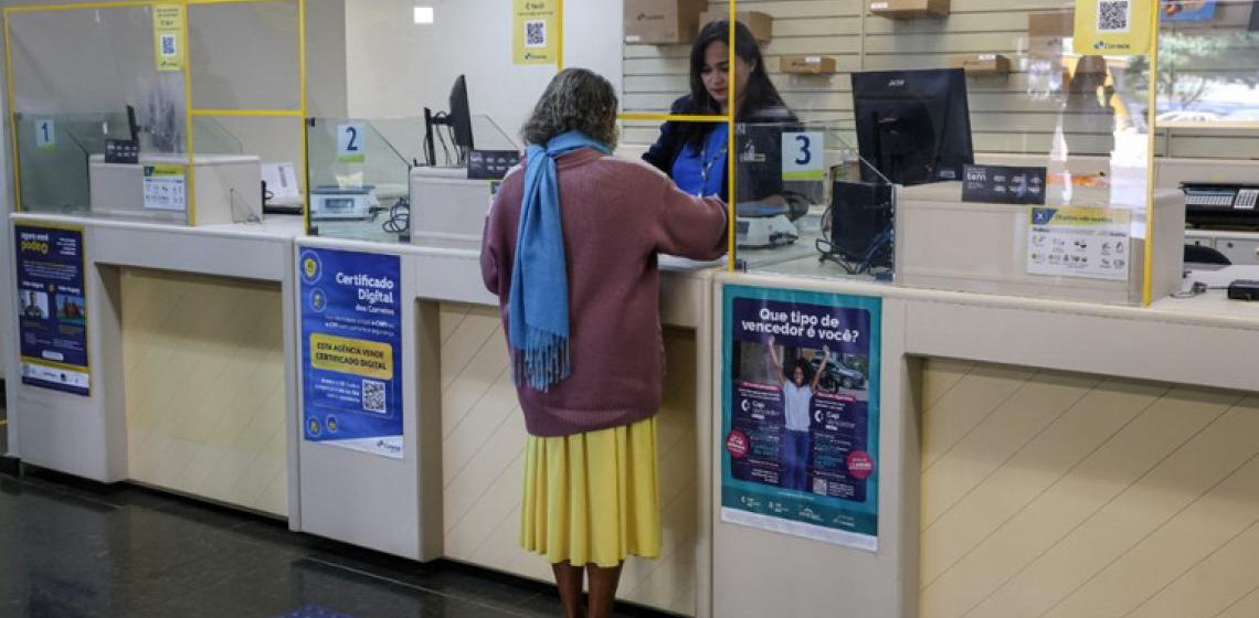 Em um mês, Correios atende 1,3 milhão de aposentados e pensionistas do INSS