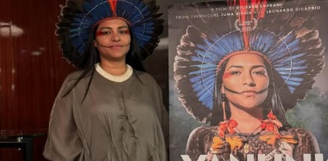 Não existe marco legal para indígenas, nós já estávamos aqui, diz cacica Juma Xipaia, que lança cinebiografia produzida por DiCaprio