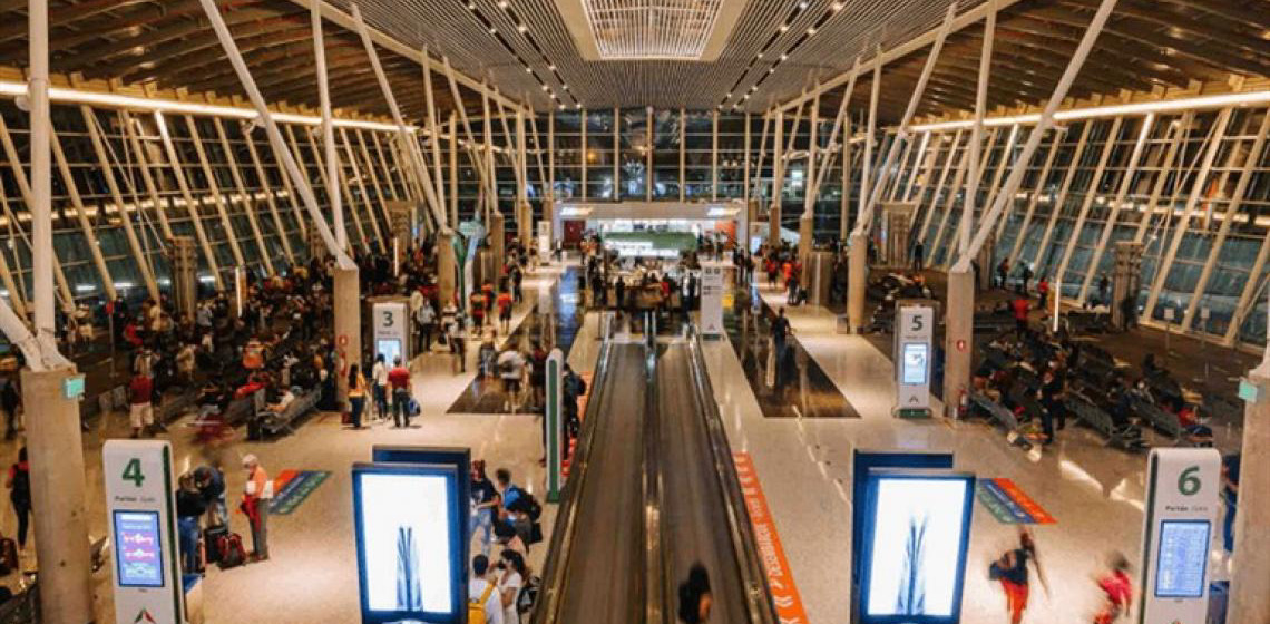 Levantamento diz que o Brasil é o segundo país em ranking com os 100 aeroportos mais bem avaliados do mundo