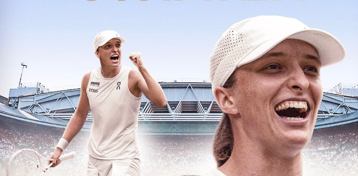 Swiatek atropela Anisimova com duplo 6/0 em menos de 1 hora e é campeã em Wimbledon pela 1ª vez