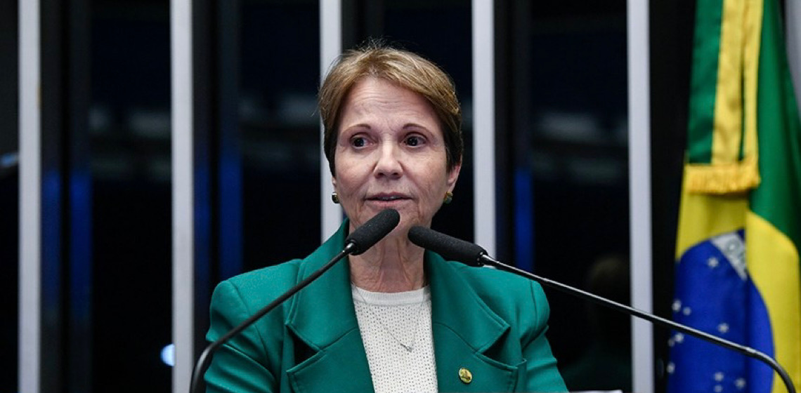 Tereza Cristina diz que Lei de Reciprocidade deve ser 'último recurso'