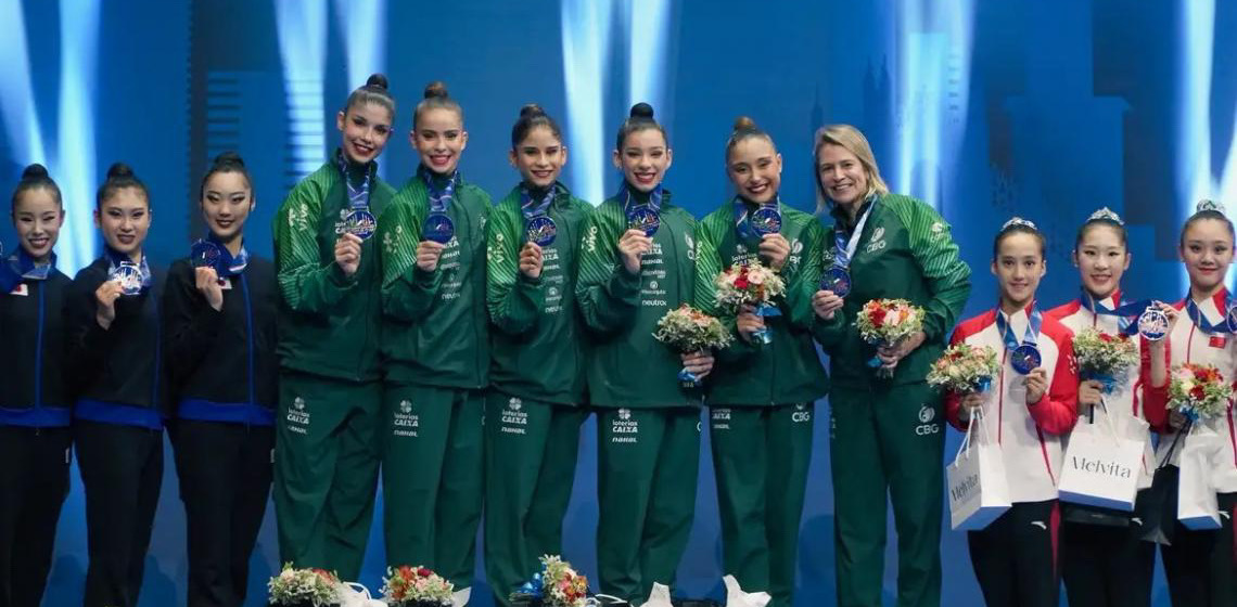 Ginástica rítmica: Brasil leva ouro inédito na Copa do Mundo, em Milão