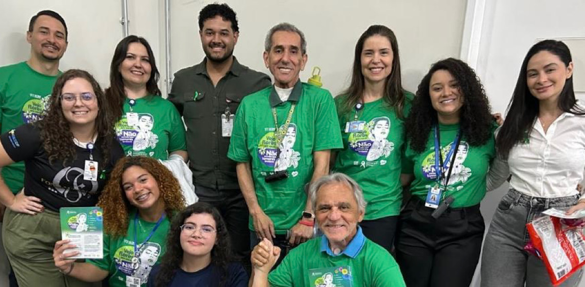 Hospital de Base promove campanha Julho Verde contra o câncer de cabeça e pescoço