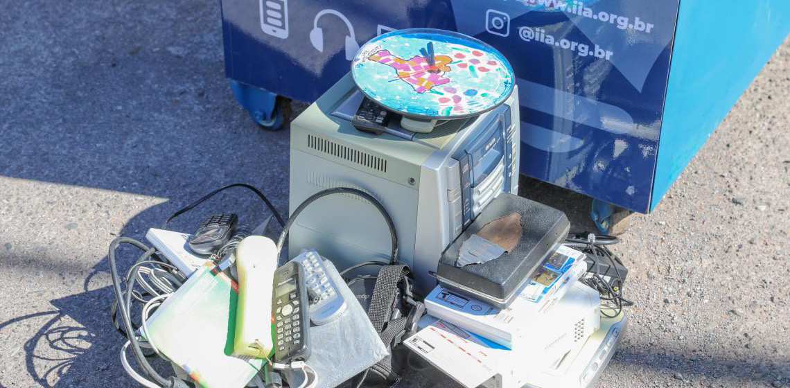 Descarte consciente de eletroeletrônicos bate recorde nos pontos de entrega voluntária do Distrito Federal
