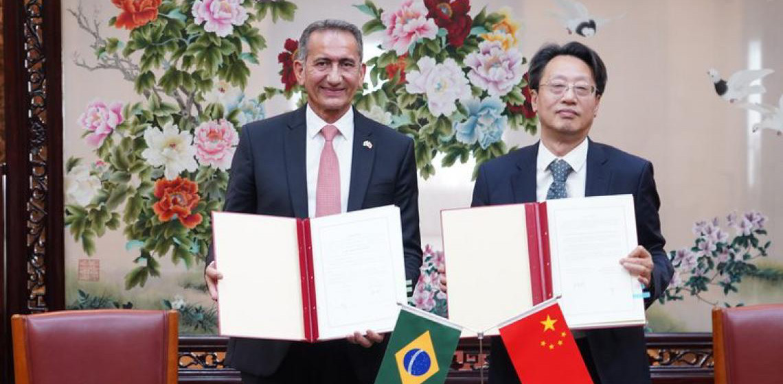 Brasil e China assinam acordo para impulsionar desenvolvimento regional sustentável
