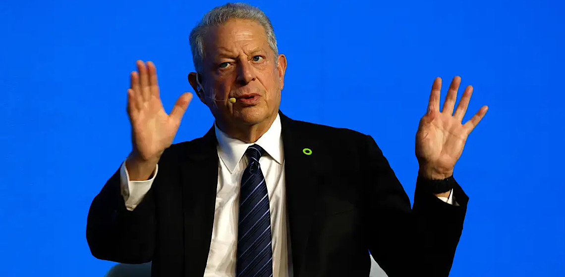 Nós vamos superar Trump, diz Al Gore, ex-vice-presidente dos EUA e ativista ambiental