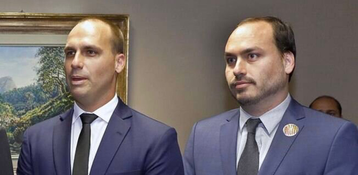 Carlos e Eduardo Bolsonaro dizem que governadores de direita agem como ratos e oportunistas