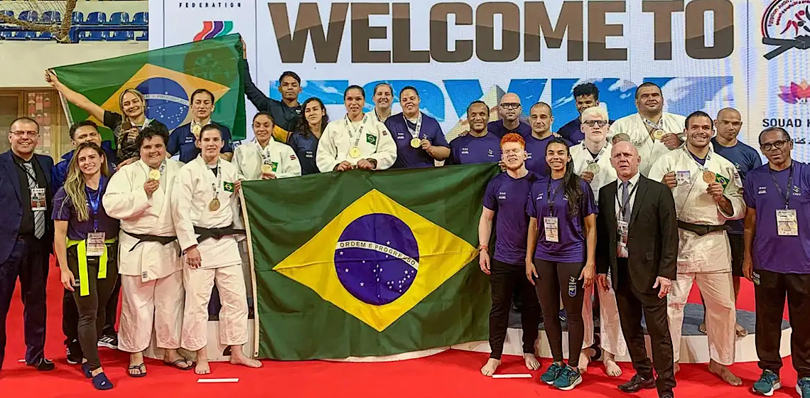 Brasil fecha Grand Prix de judô paralímpico da IBSA com título geral 