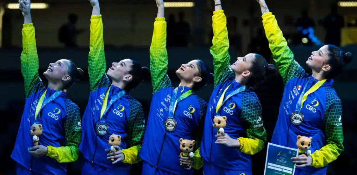 Brasil vence mais uma prata no Mundial de Ginástica Rítmica