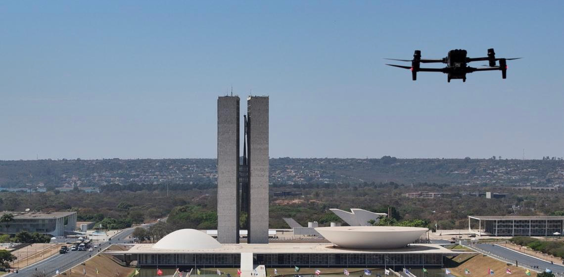 Monitoramento de segurança no Distrito Federal é reforçado com drones de alta tecnologia