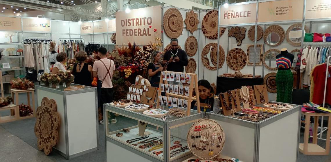 Artesanato do Distrito Federal marca presença em feira nacional do setor