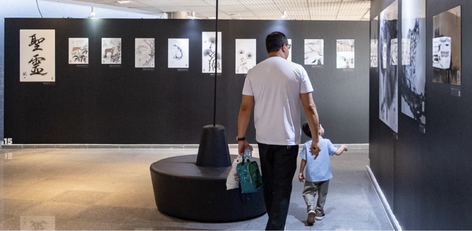 Exposição traz releitura de tradição de pintura japonesa a partir do vigor do Cerrado