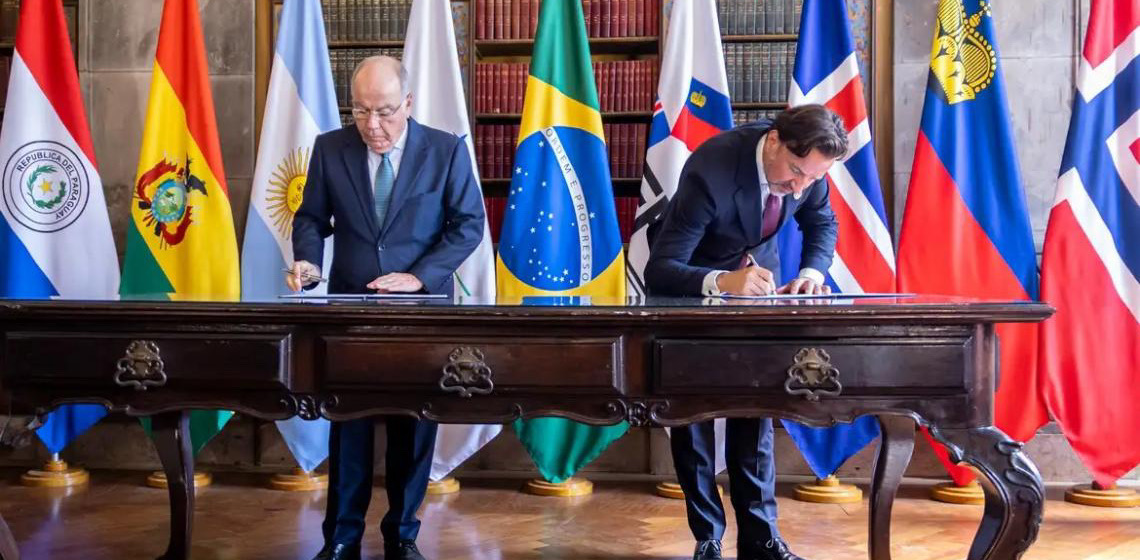 Mercosul assina acordo de livre comércio com quatro países europeus