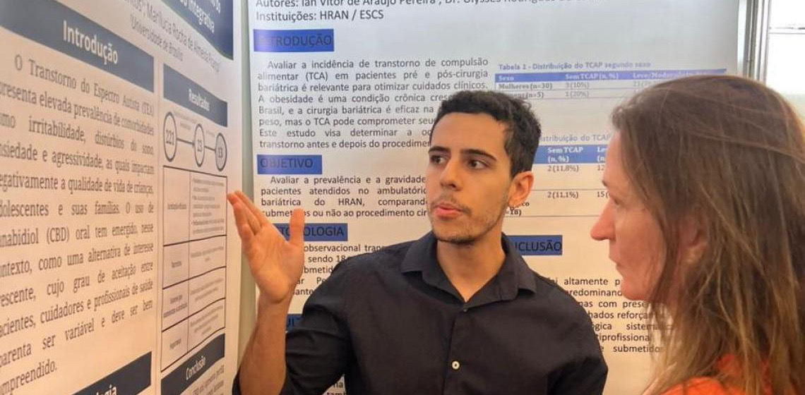 Estudantes da Escs apresentam trabalhos no Congresso de Iniciação Científica do DF