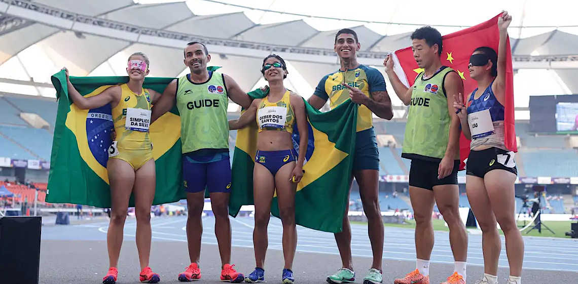 Brasil faz história e termina Mundial de Atletismo Paralímpico em 1º 