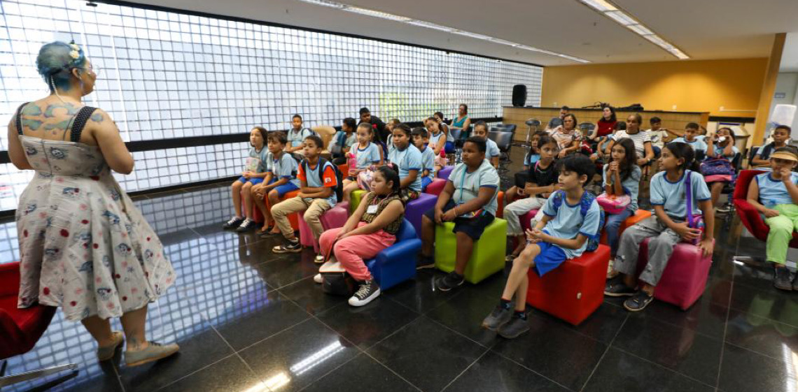Biblioteca Nacional de Brasília celebra Semana da Criança com contação de histórias