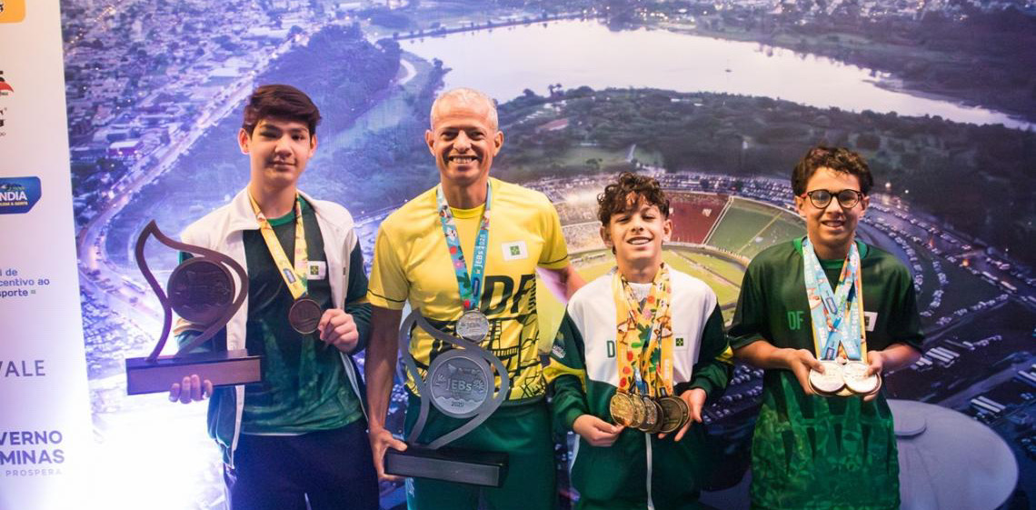 Ginastas do Distrito Federal conquistam dez medalhas nos Jogos Escolares Brasileiros 2025