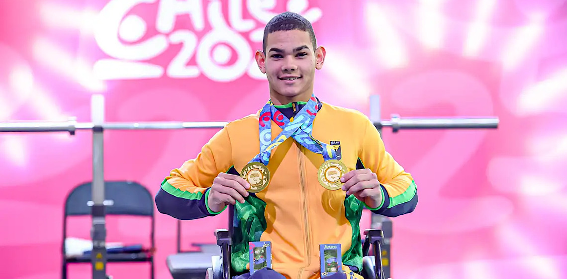 Parapan de jovens: Brasil conquista 12 medalhas em dia de recorde 