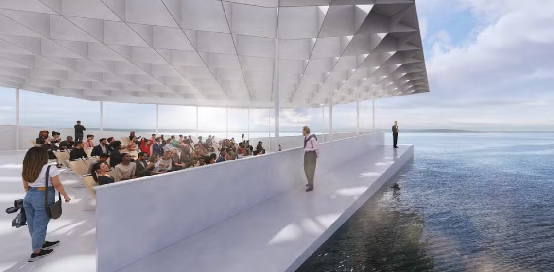 Itália traz praça flutuante para COP30 e doará obra para Belém