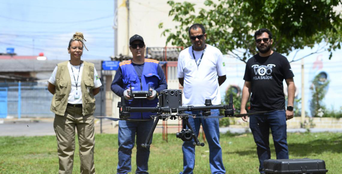 Drones reforçam combate ao mosquito da dengue no Distrito Federal