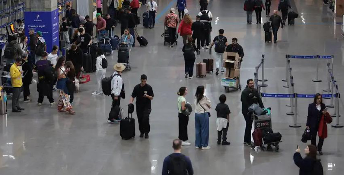 De janeiro a outubro deste ano: Turismo internacional no Brasil bate recorde em 2025 