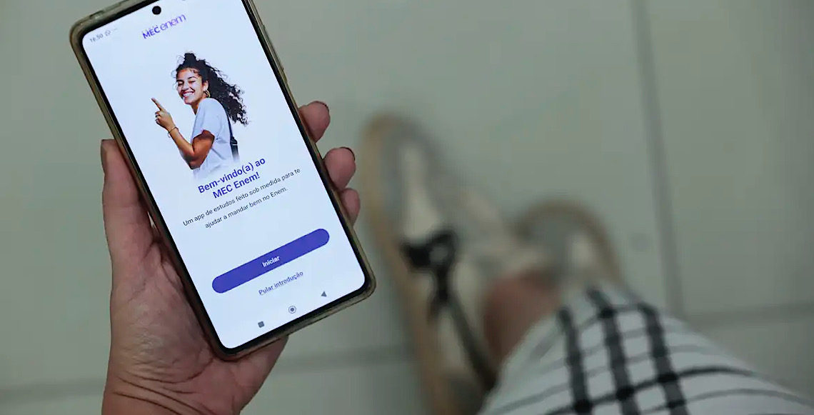 Participantes do Exame Nacional do Ensino Médio-Enem podem estudar por aplicativo do MEC