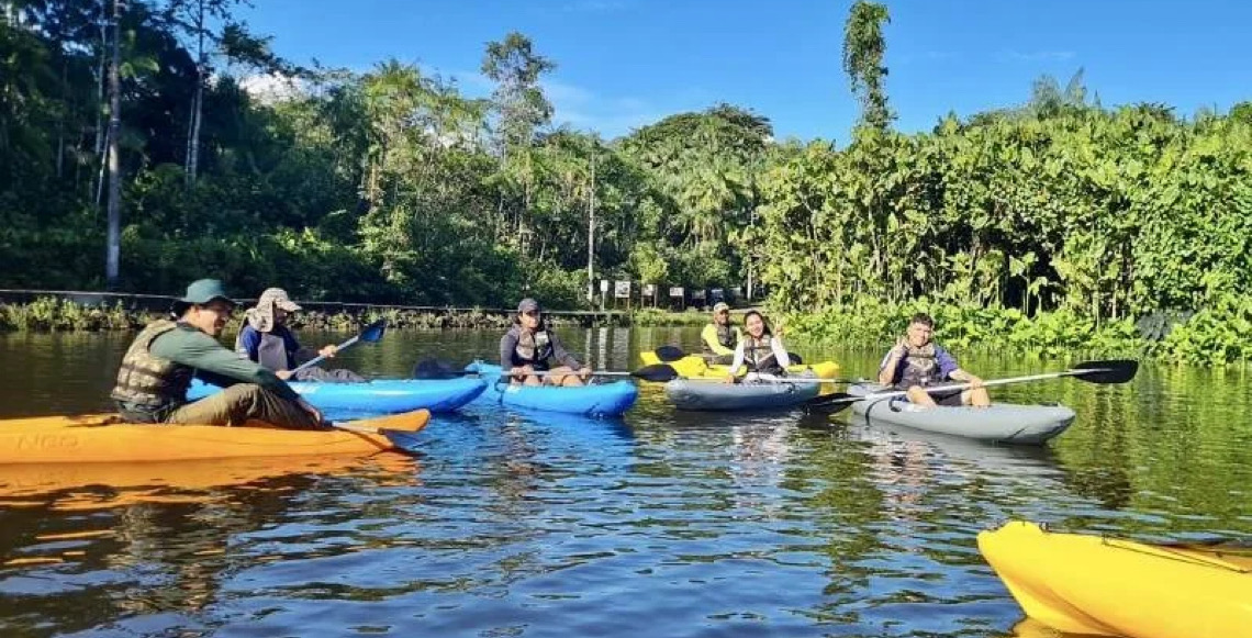 Turistas conhecem belezas da Amazônia em dia de folga da COP30