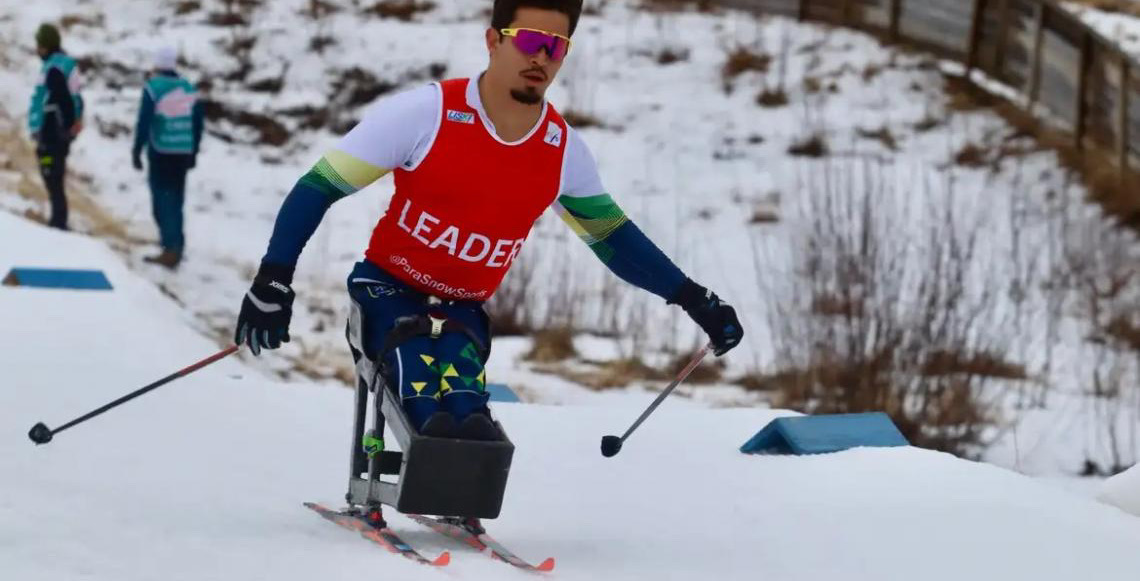 Cristian Ribeira fatura 2 ouros no para esqui cross-country na Noruega