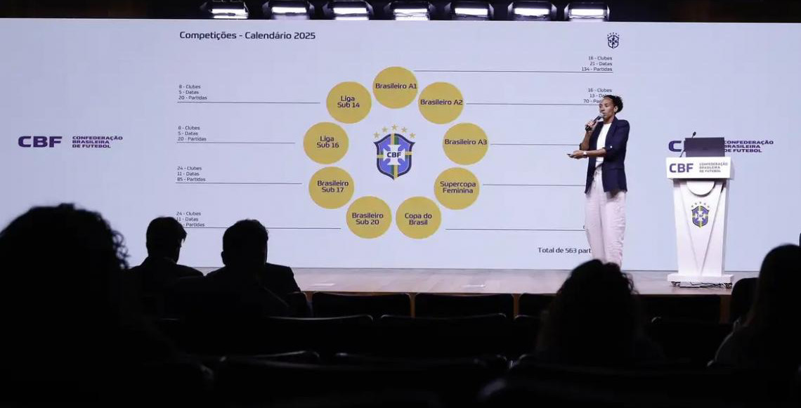 CBF anuncia Calendário do Futebol Feminino para o ano de 2026