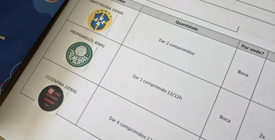 No Hospital de Base, futebol ajuda a adaptar tratamento de paciente que não sabe ler